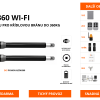 AZSW360 WI-FI - sada pohonu pro křídlovou bránu do 360kg